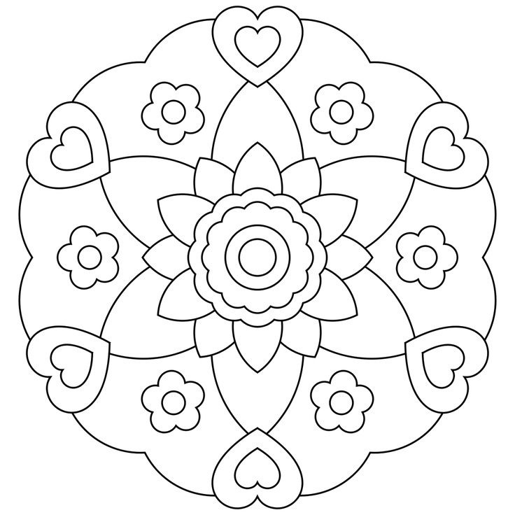 Easy Spring Mandala