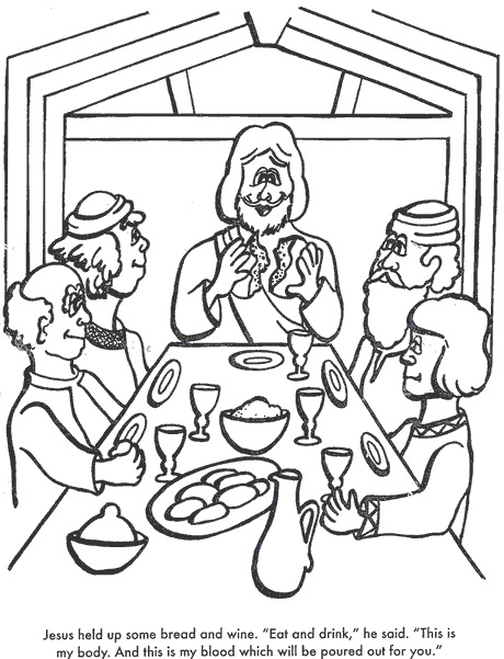 The Last Supper 8 Coloring - Play Free Coloring Game Online