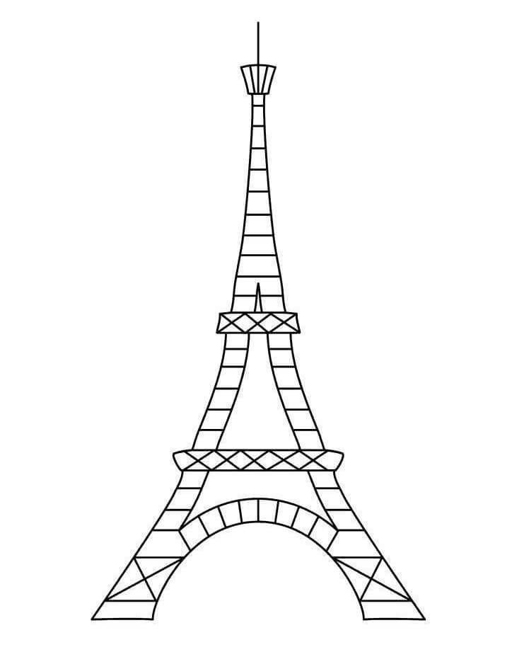Eiffel Tower 11 Coloring Game Eiffel Tower 11