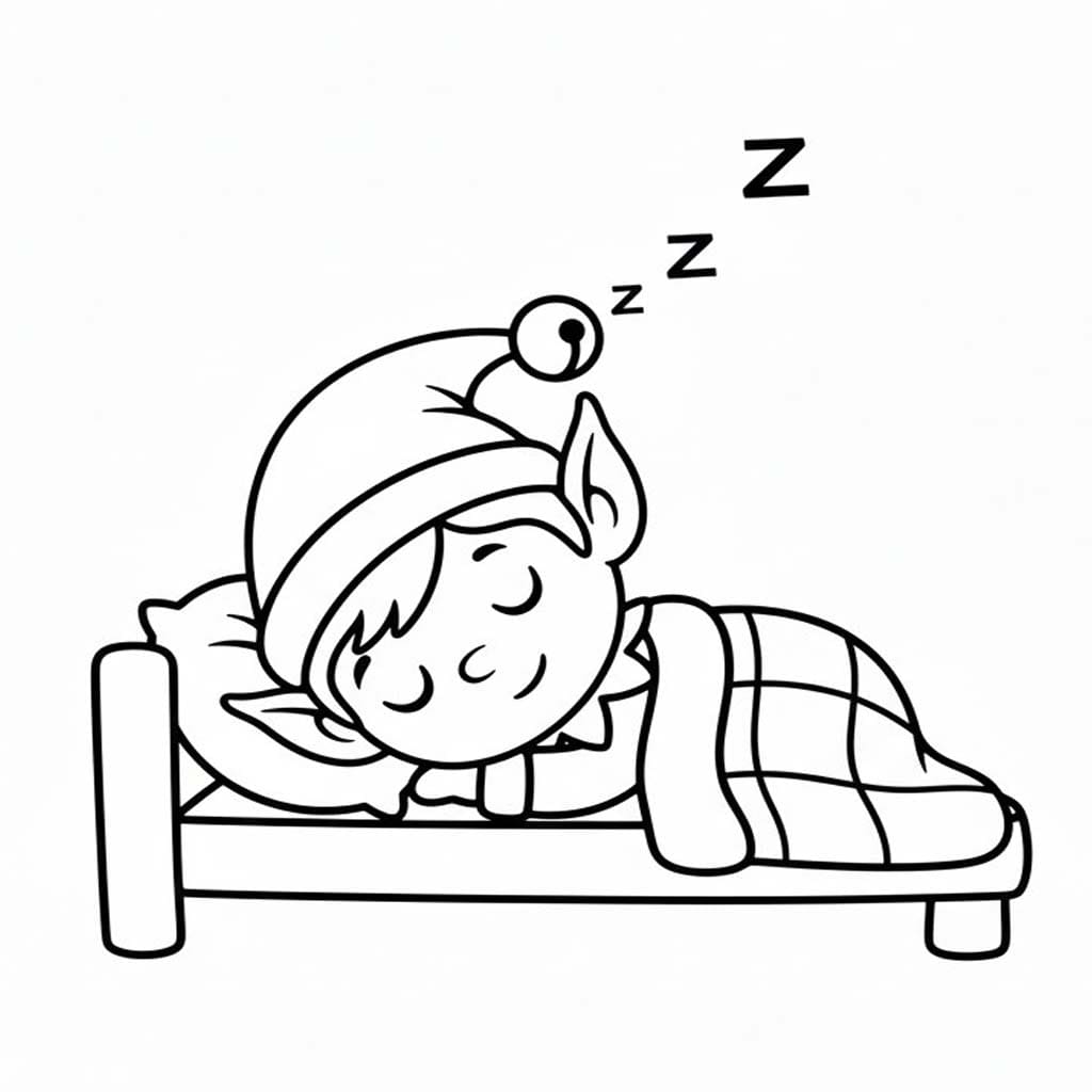 Elf Sleeping