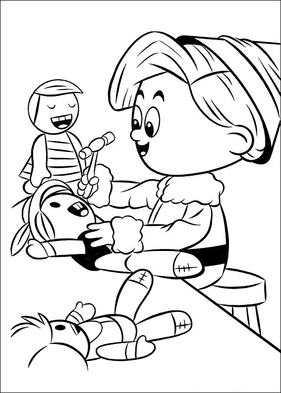 Elf from Rudolph 2 Coloring Game Elf from Rudolph 2