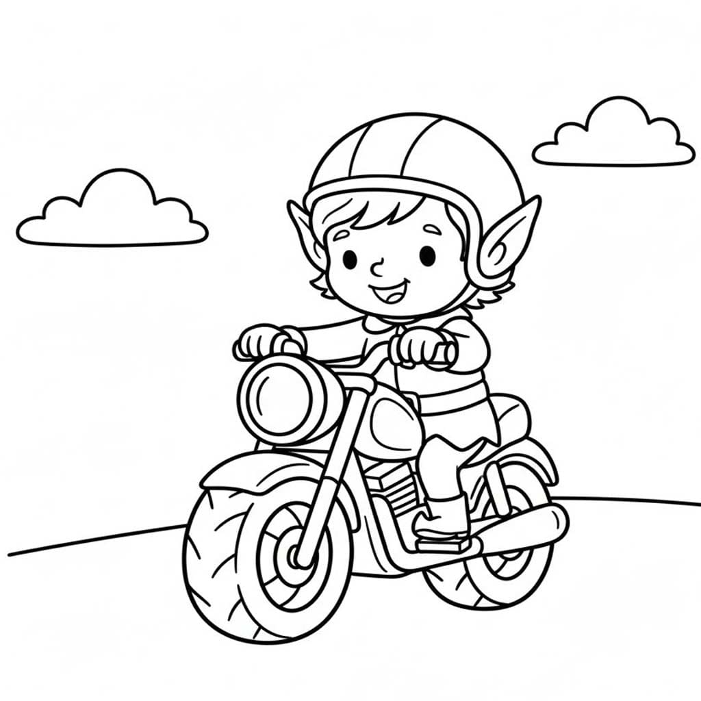 Elf go motorbike