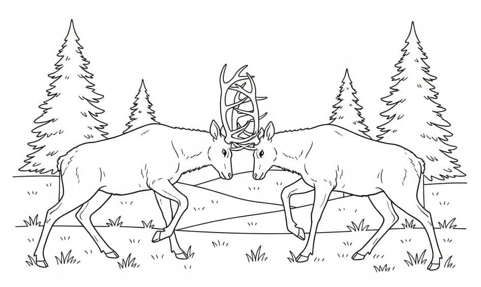 Elk Sparring