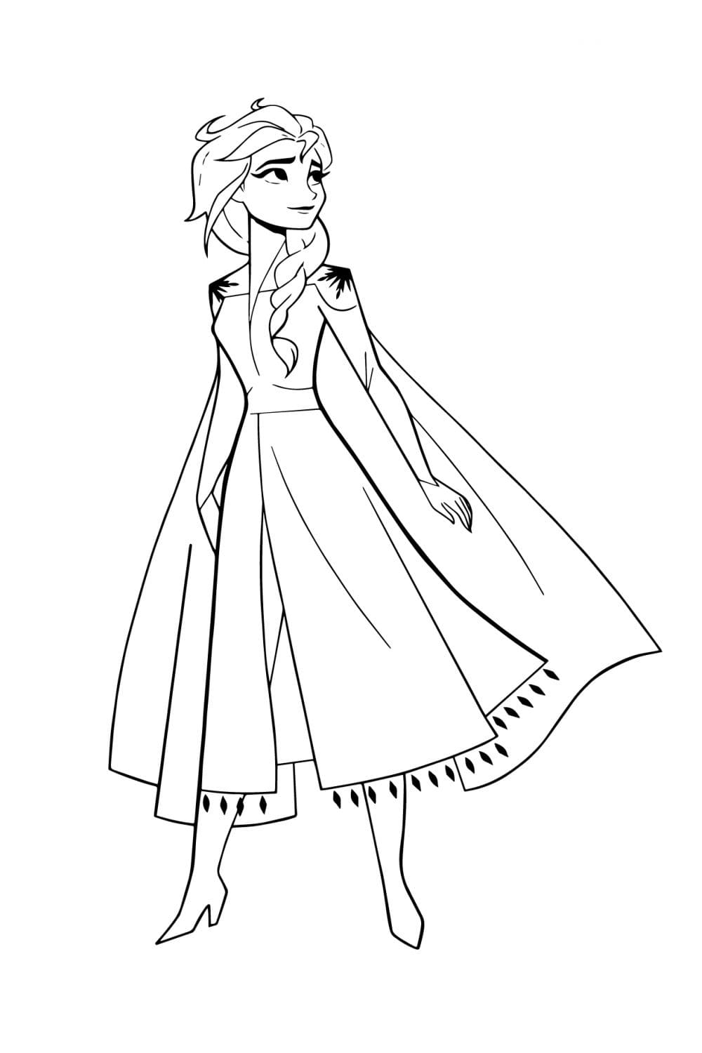 Elsa Printable Coloring Game Elsa Printable