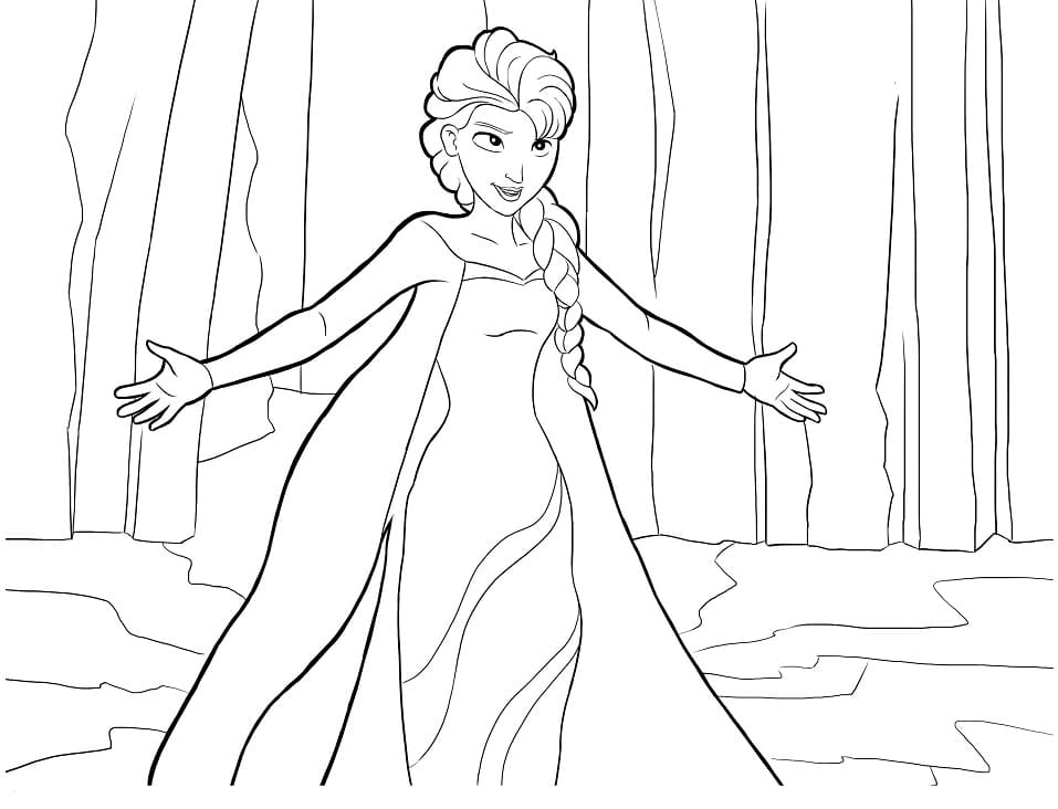 Elsa Singing Coloring Game Elsa Singing