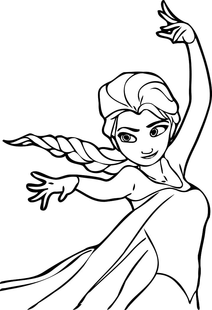 Elsa is Cool Coloring Game Elsa is Cool