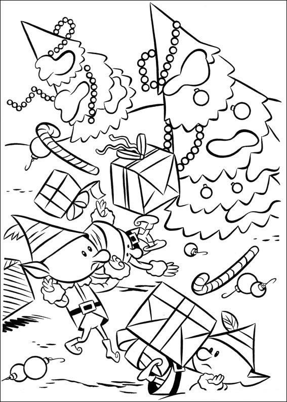 Elves from Rudolph 3 Coloring Game Elves from Rudolph 3