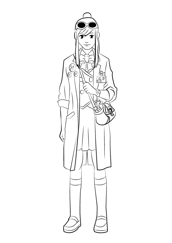 Ema Skye from Ace Attorney