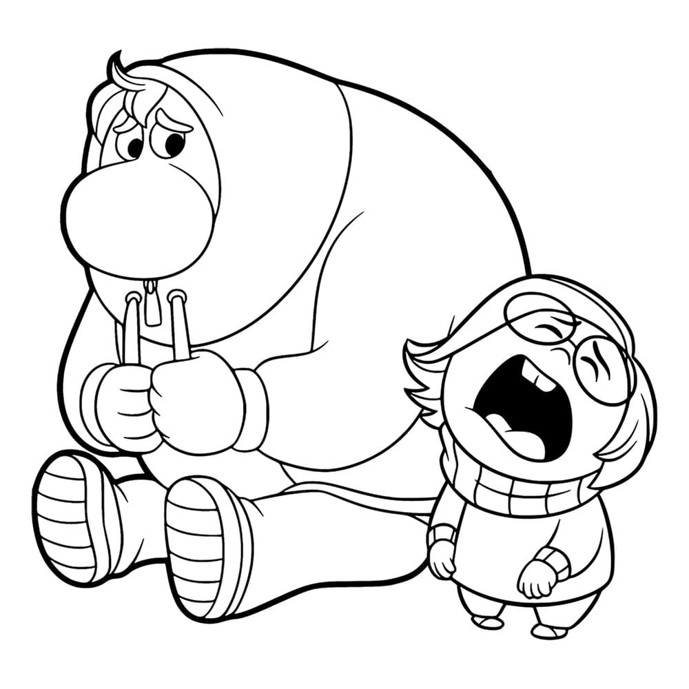 Embarrassment and Sadness from Inside Out 2