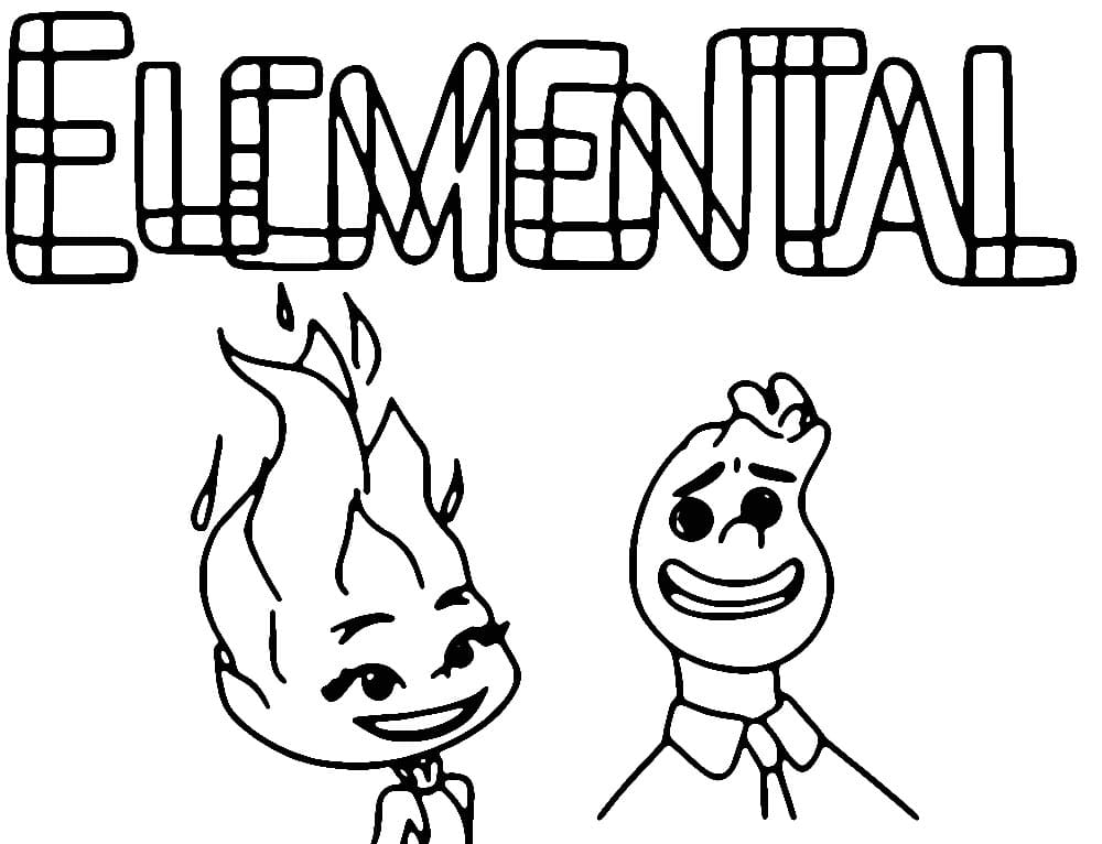 Ember and Wade in Elemental
