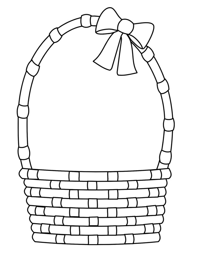 Empty Easter Basket Coloring Game Empty Easter Basket