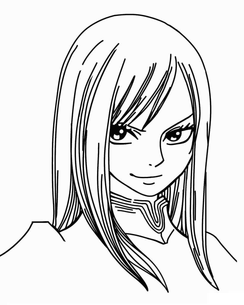 Erza Scarlet Smiling