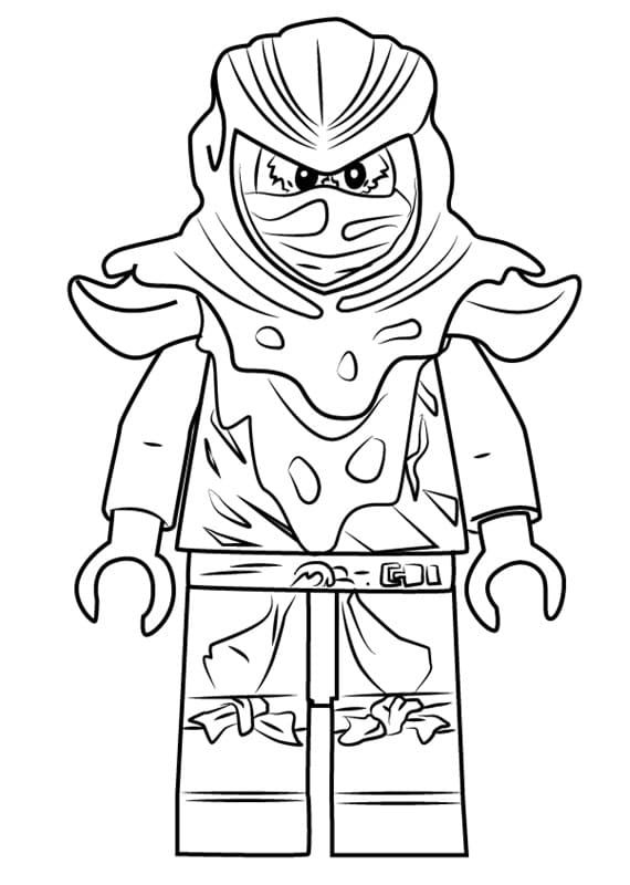 Evil Green Ninja from Ninjago