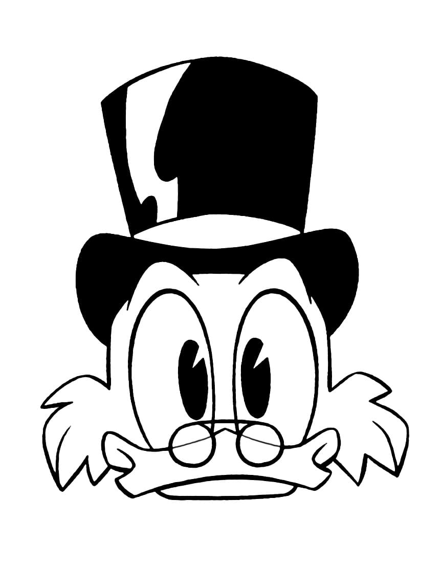 Face of Scrooge McDuck