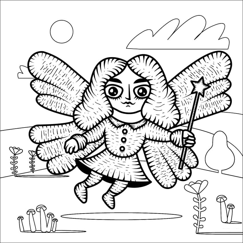 Fairy 1 Coloring Game Fairy 1