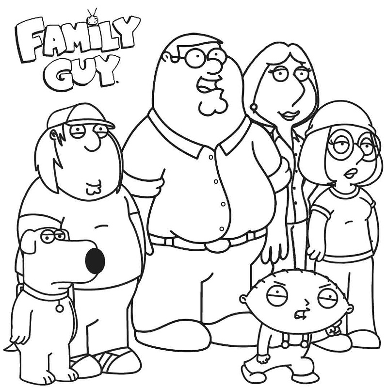 Family Guy Coloring Game Family Guy