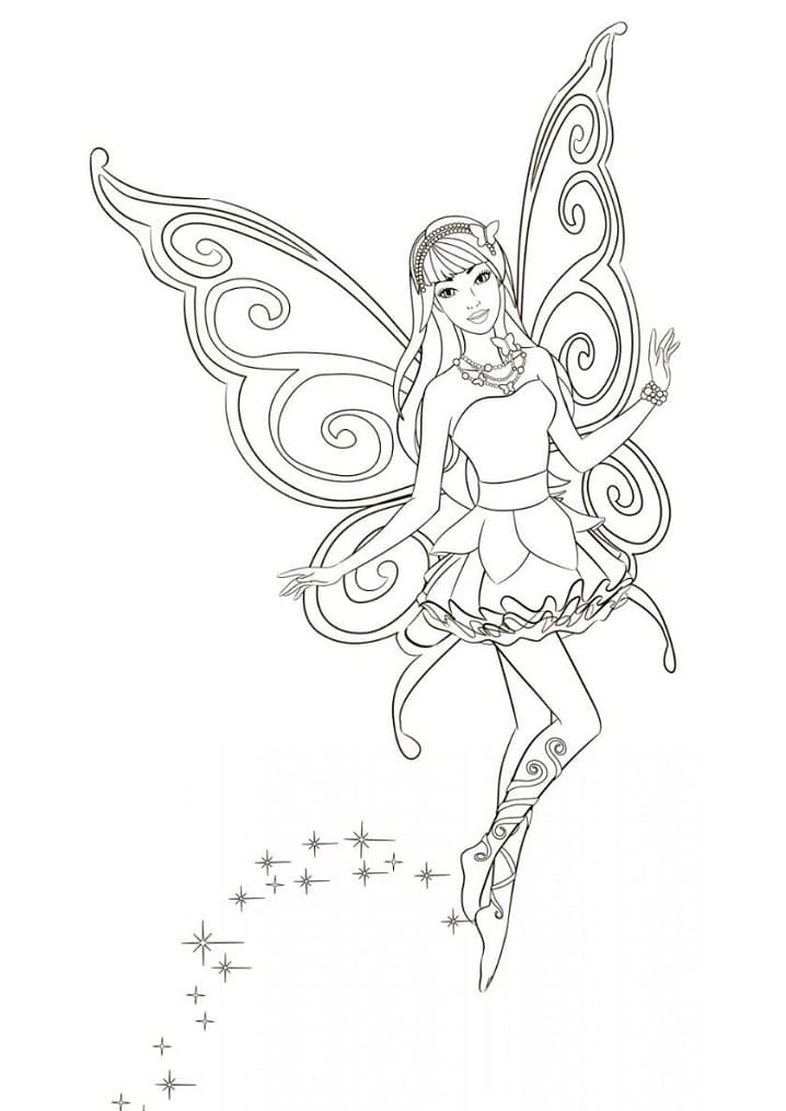 Fantastic Fairy Coloring Game Fantastic Fairy