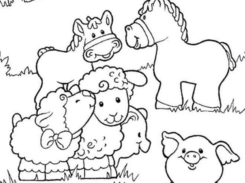 Farm 3 Coloring Game Farm 3