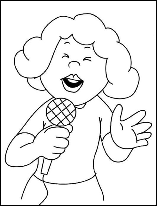 Singer 1 Coloring - Play Free Coloring Game Online