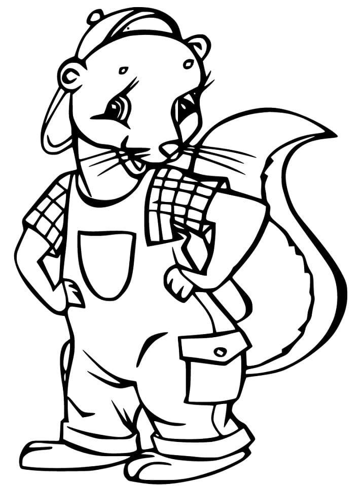 Ferret 15 Coloring Game Ferret 15