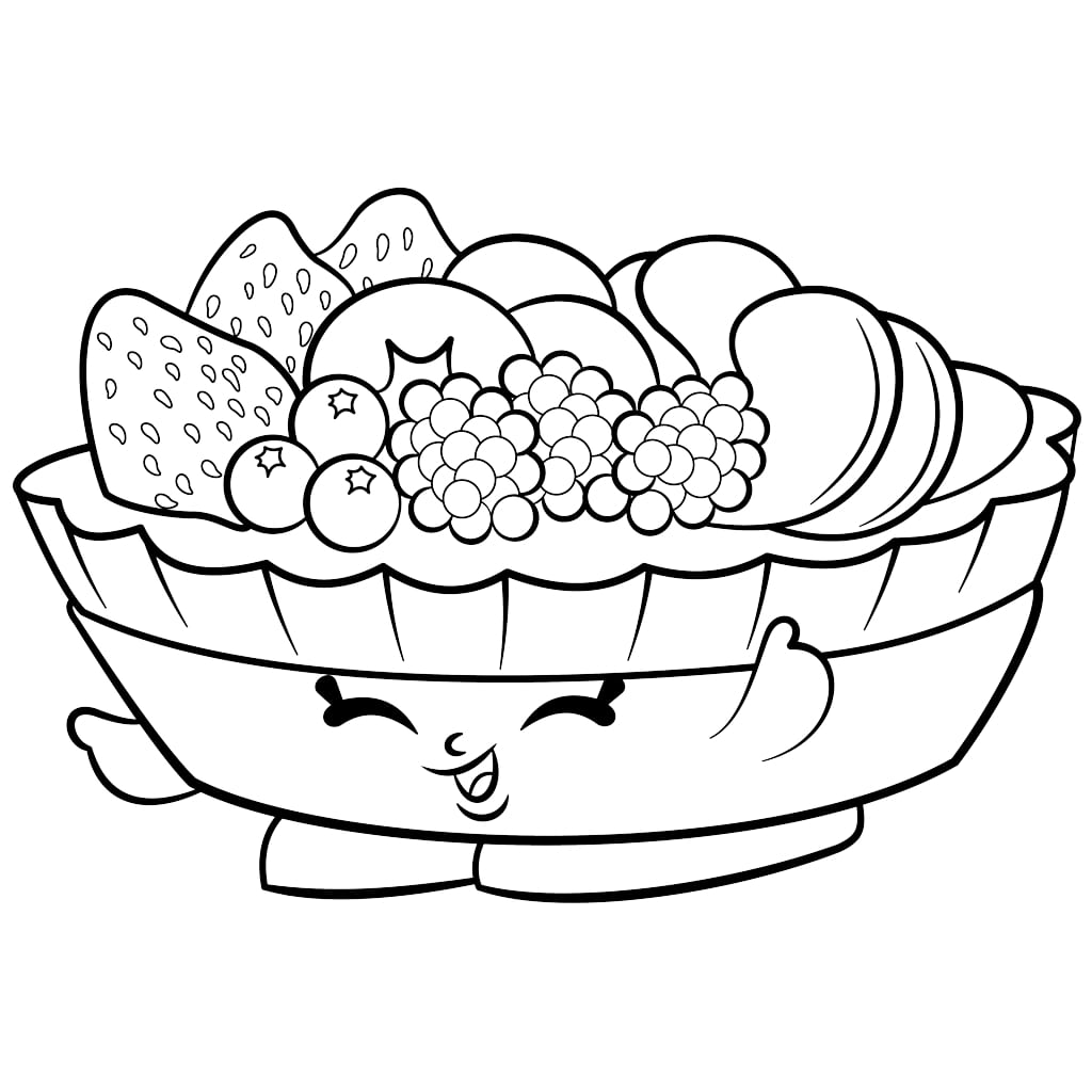 Fifi Fruit Tart Shopkins Coloring Game Fifi Fruit Tart Shopkins