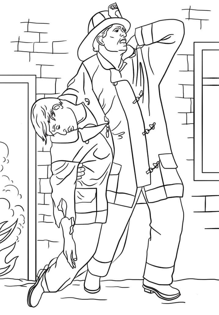 Firefighter Rescues Man