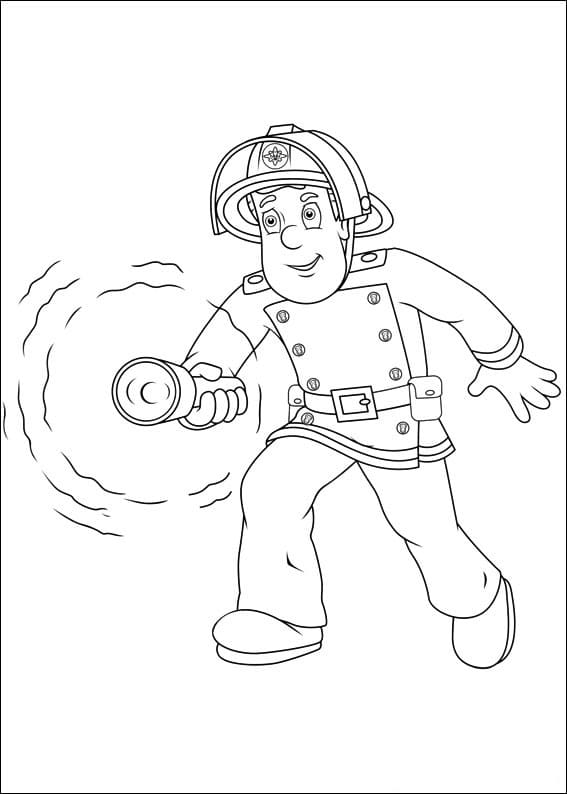 Fireman Sam Smiling