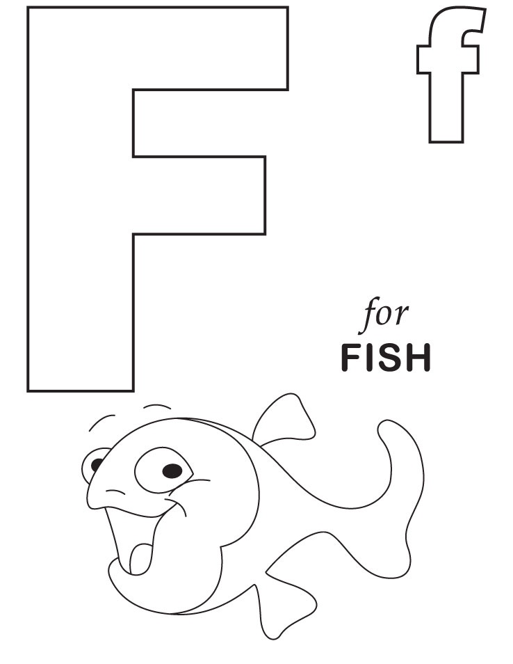 Fish Letter F 1