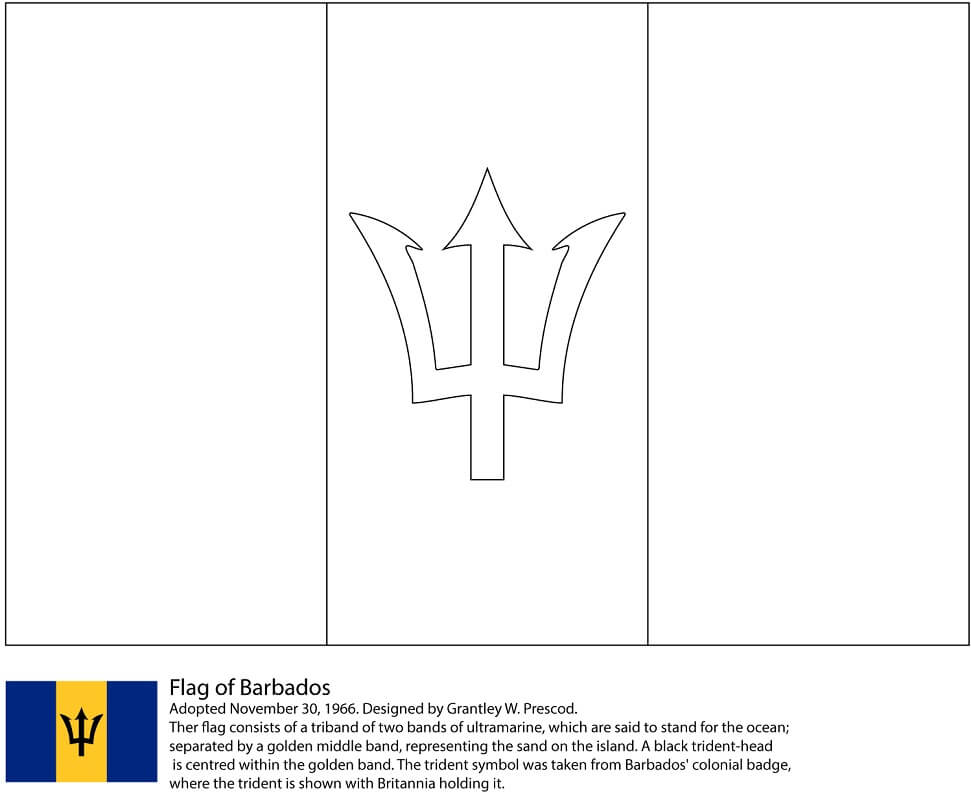 Flag of Barbados 1