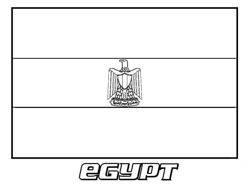 Flag of Egypt Coloring Game Flag of Egypt