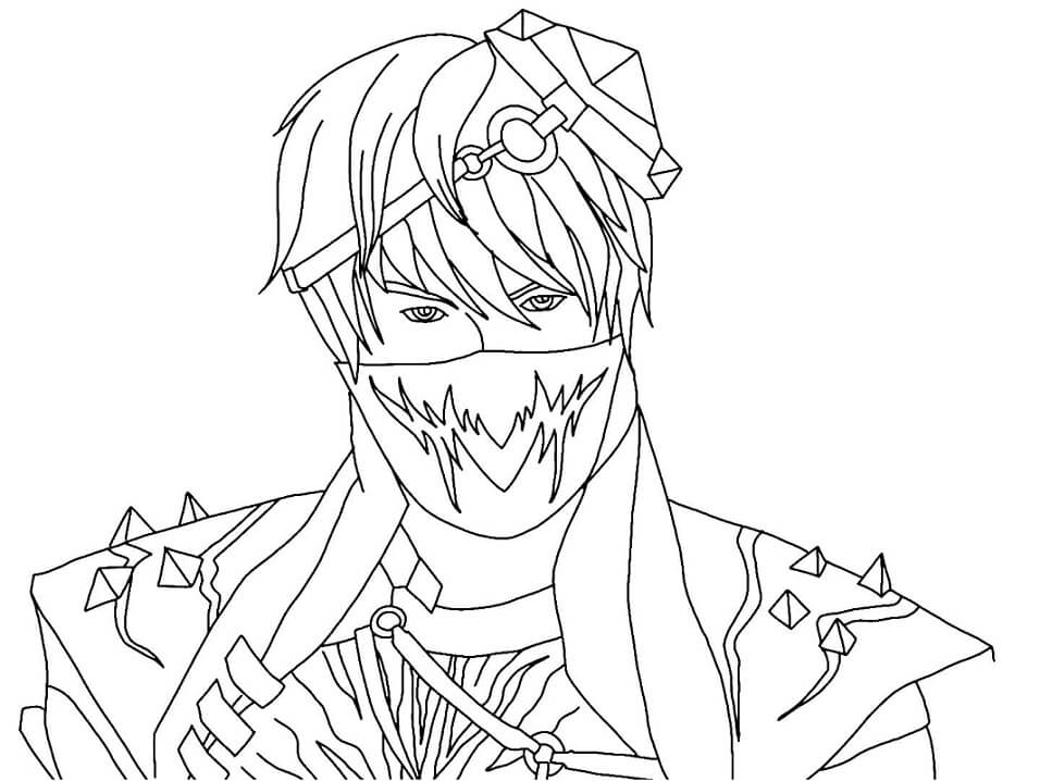 Flaming Red Free Fire