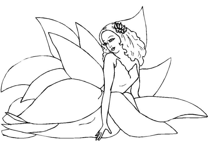 Flower Fairy Coloring Game Flower Fairy