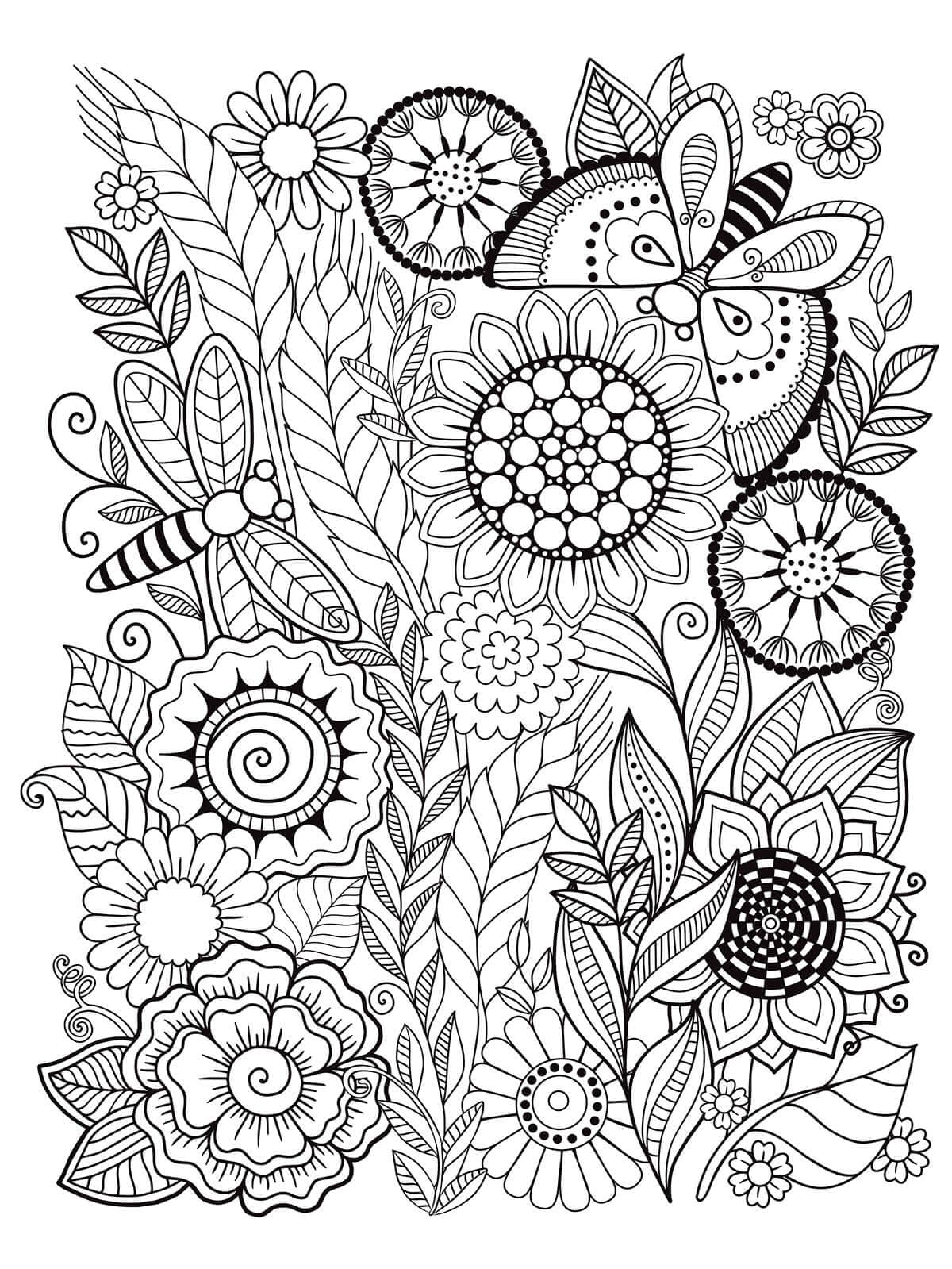 Flower Mindfulness 3 Coloring Game Flower Mindfulness 3