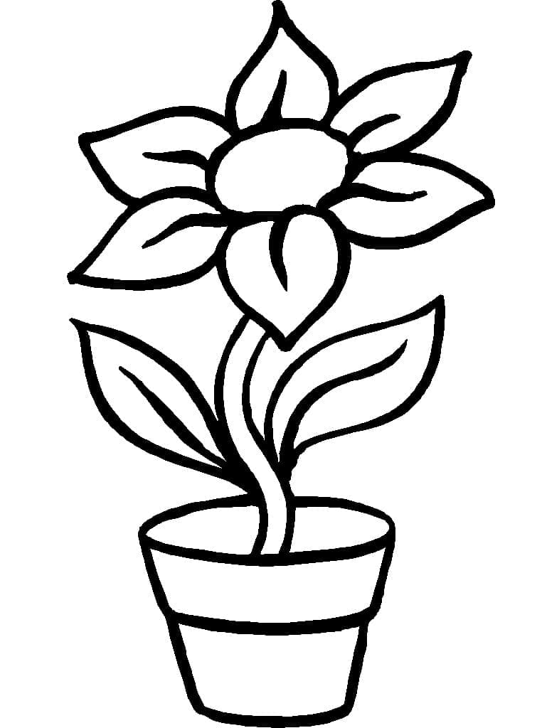 Flower Pot Printable