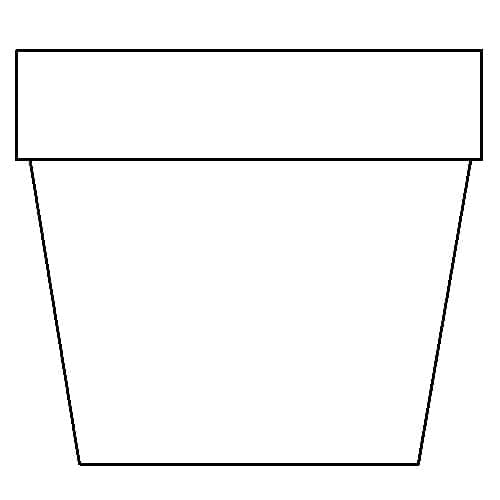 Flower Pot to Color