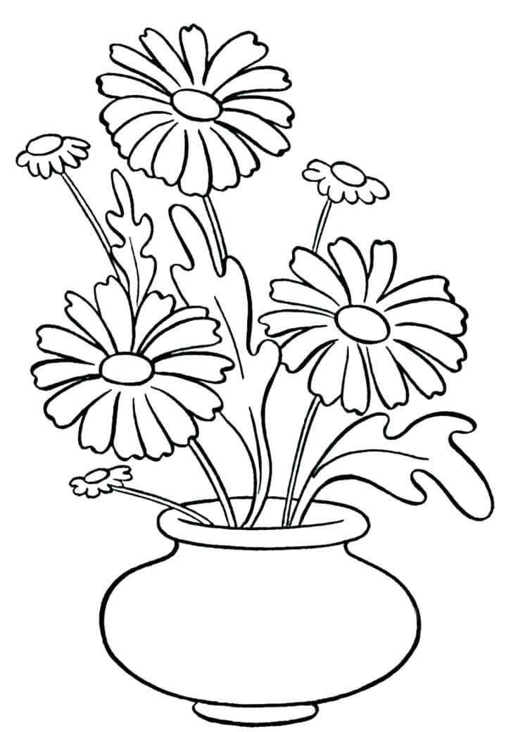 Flower Vase 1 Coloring Game Flower Vase 1