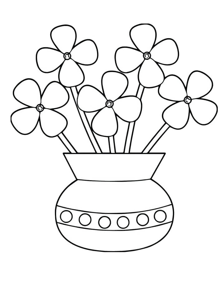 Flower Vase 10 Coloring Game Flower Vase 10