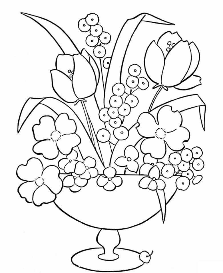 Flower Vase 7 Coloring Game Flower Vase 7