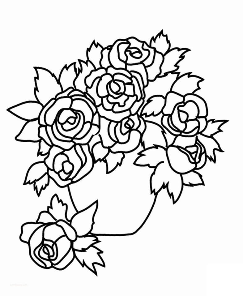 Flower Vase 8 Coloring Game Flower Vase 8