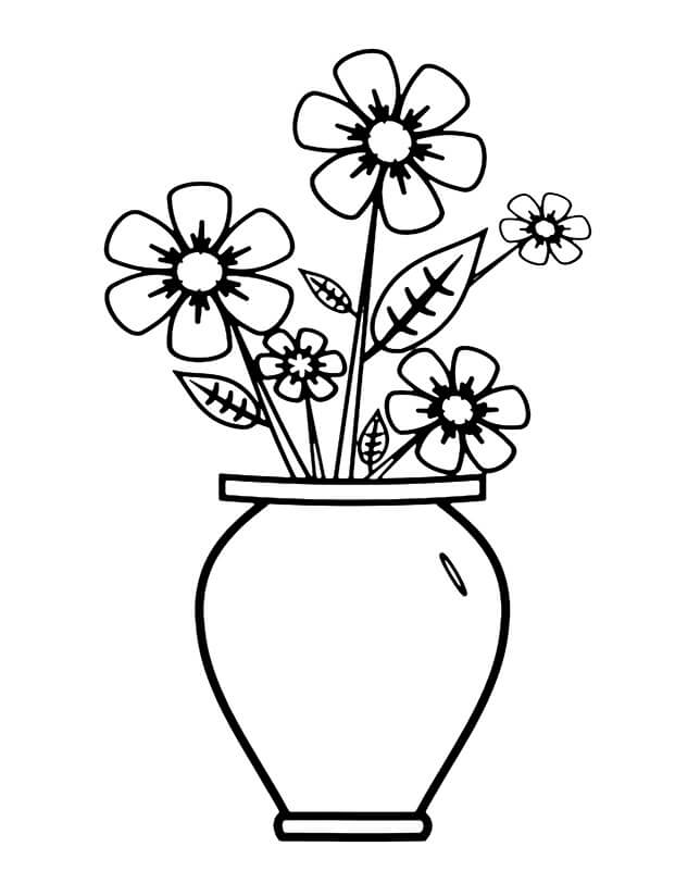 Flower Vase 9 Coloring Game Flower Vase 9
