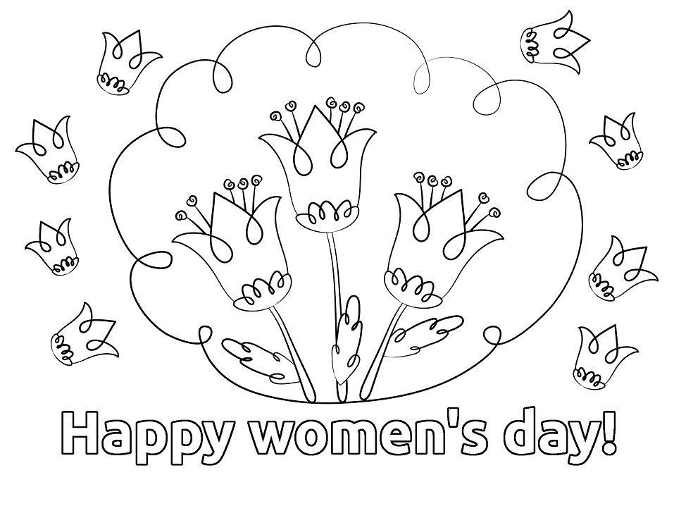 Women's Day 2 Coloring - Play Free Coloring Game Online