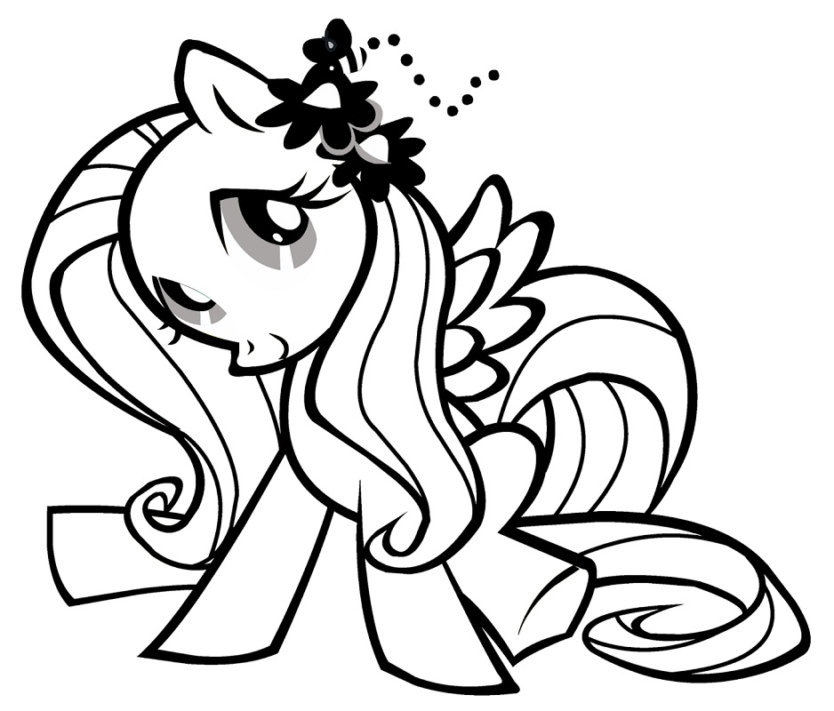 Fluttershy 7 Coloring Game Fluttershy 7