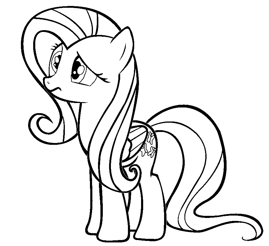 Fluttershy 8 Coloring Game Fluttershy 8