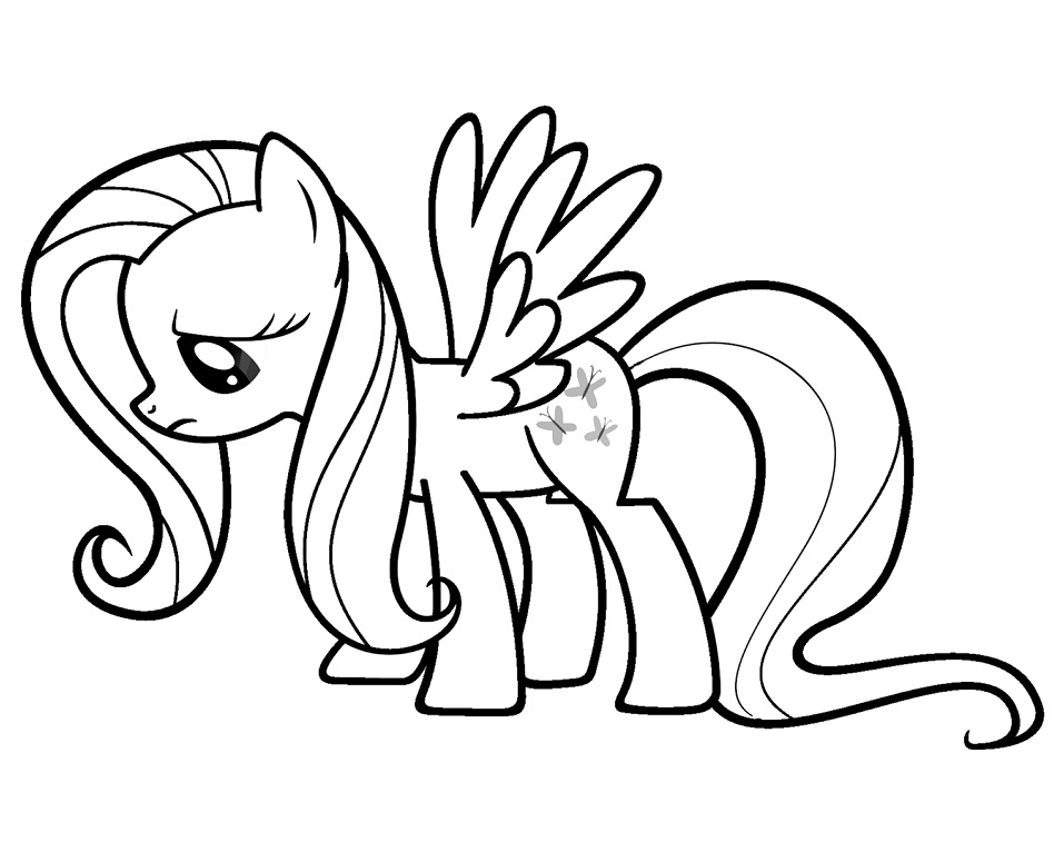 Fluttershy Looks Sad Coloring Game Fluttershy Looks Sad