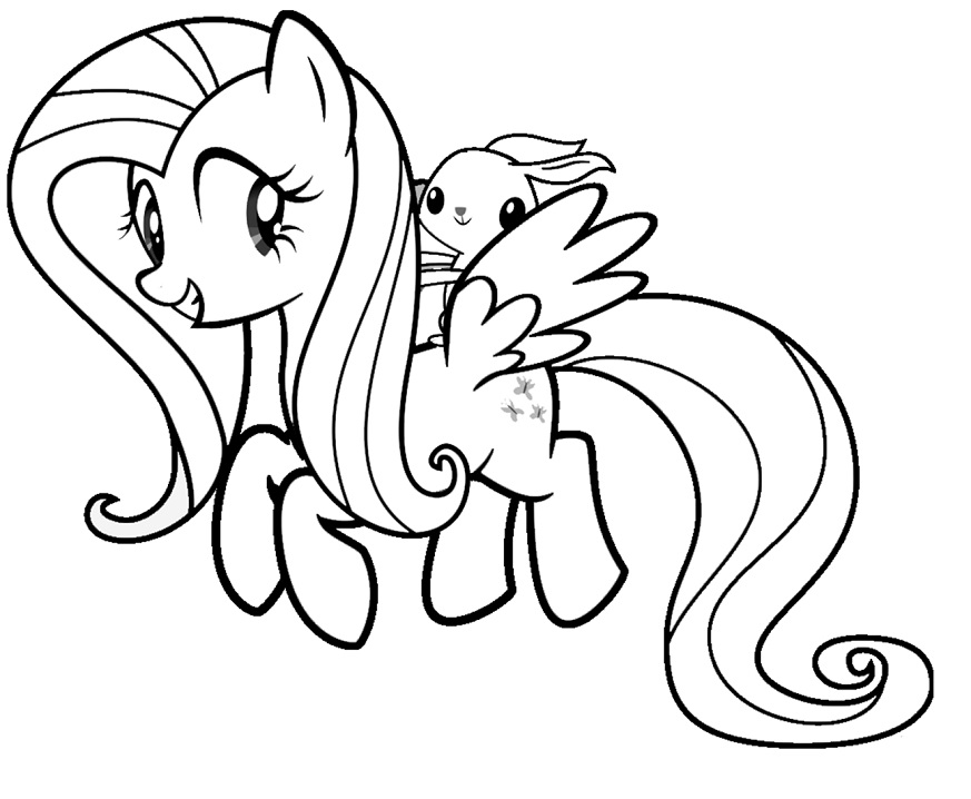 Fluttershy is Flying Coloring Game Fluttershy is Flying