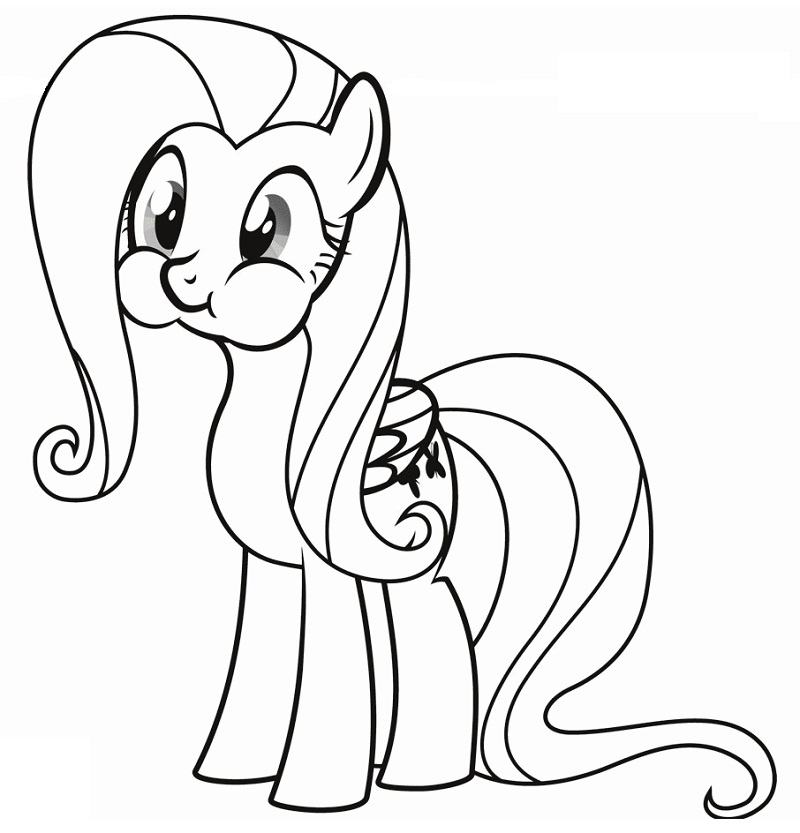 Fluttershy Chibi Coloring - Play Free Coloring Game Online