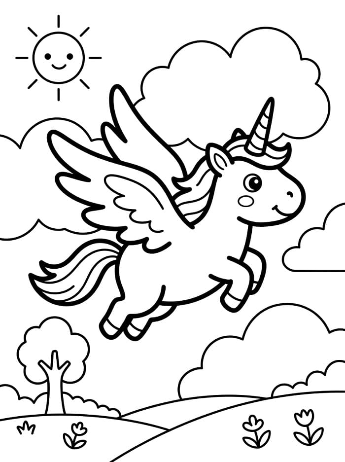 Flying Alicorn