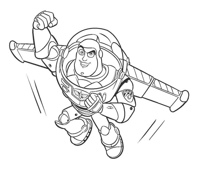 Flying Buzz Lightyear