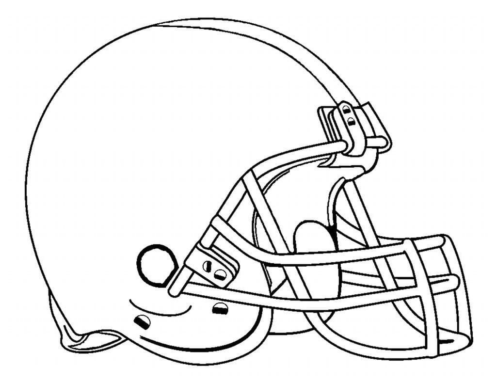 Football Helmet 1 Coloring Game Football Helmet 1