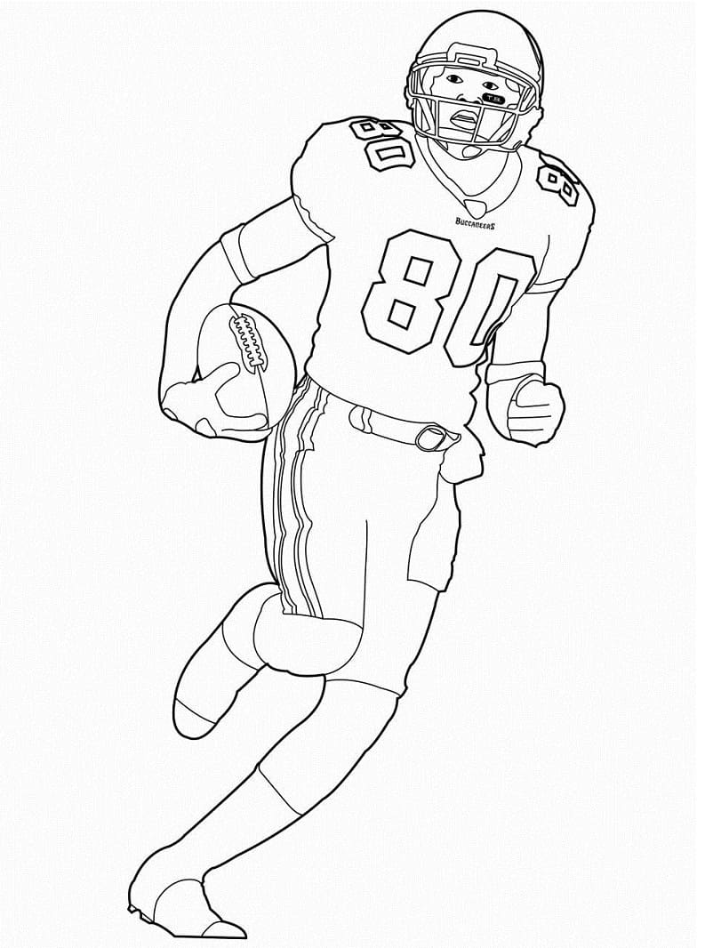 Football Player 1 Coloring Game Football Player 1